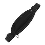 Spor Bel Çantası, Ayarlanabilir Askı Su Geçirmez Naylon Sınıf Için Dayanıklı Bel Çantası (BLACK)