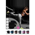 Spor Byfit Ayak Bilek Kayışı D-Ring Fitness Ağırlık Çekiş Aparatı