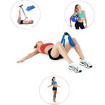 Spor Byfit Kol, Bacak, Basen Sıkılaştırıcı Alet Mavi + Denge Topu + Band + Atlama Ipi - 4'lü Set