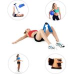 Spor Byfit Kol, Bacak, Basen Sıkılaştırıcı Alet Mavi + Denge Topu + Band + Atlama Ipi + Termal Kemer - 5'li Set