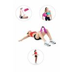 Spor Byfit Kol, Bacak, Basen Sıkılaştırıcı Alet Pembe + Denge Topu + Band + Atlama Ipi - 4'lü Set