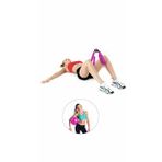 Spor Byfit Kol, Bacak, Basen Sıkılaştırıcı Kelebek Egzersiz Aleti Pembe + Denge Topu - 2'li Set