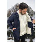 Spor Erkek Kürklü Su Ve Rüzgar Geçirmez Kapüşonlu Mont & Kaban & Parka