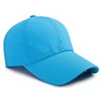 Spor kapakları, hızlı kuru şapka, Nefes alabilen ağlı hızlı kuruyan ayarlanabilir kamyoncu şapkası, Hafif Güneş Snapback Beyzbol Kapakları, Avcılık İçin Açık Hava Spor Aksesuarları, Yürüyüş