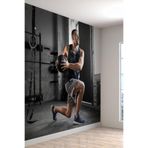 Spor Salonu Desenli Silinebilir Kumaş Duvar Kağıdı - EN X BOY, 250 x 150