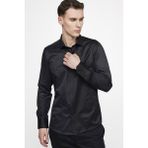 Spor Slimfit Pamuk Saten Parlak Kumaş Ter Letmeyen Kumaş - XS - Siyah-90850