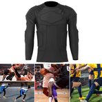 Spor sporları Uzun Kollu, Kalın Spor Kıyafeti, güdümlü Anti -elbise, Futbol Için Basketbol, kayak, Eğitim sporları (L (65-75kg önerilir))