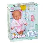 Spor35 030031 SUN-BEBEK BEBELDU BANYO SAATİ Kız Erkek Çocuk Oyuncak Eğitici Oyuncaklar