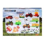 Spor35 19404 SUN-PIO-MXX-DC.ÇİFTLİK SET 14PRÇ.TRAKTÖRLÜ Kız Erkek Çocuk Oyuncak Eğitici Oyuncaklar