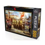 Spor35 Atatürk İzmir Çıkışı 500 Parça Puzzle Kız Erkek Çocuk Oyuncak Eğitici Oyuncaklar