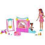 Spor35 Barbie Bebek Bakıcısı Skipper Oyun Evi Seti HHB67 Kız Erkek Çocuk Oyuncak Eğitici Oyuncaklar