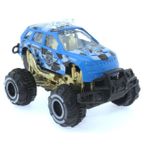 Spor35 Çek Bırak Mini Off Road Mavi Polis Aracı Kız Erkek Çocuk Oyuncak Eğitici Oyuncaklar