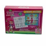 Spor35 CK7880 Çilek Kız Boyamalı Puzzle -Utku Oyuncak Kız Erkek Çocuk Oyuncak Eğitici Oyuncaklar