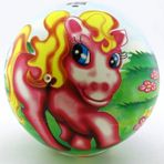 Spor35 Dema Stil Pvc 23cm Top Pony Kız Erkek Çocuk Oyuncak Eğitici Oyuncaklar