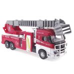 Spor35 Die Cast Model Çek Bırak Asansörlü İtfaiye Kamyonu Kız Erkek Çocuk Oyuncak Eğitici Oyuncaklar