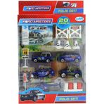 Spor35 Die Cast Polis Oyun Seti 20 Parça Kız Erkek Çocuk Oyuncak Eğitici Oyuncaklar