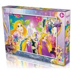 Spor35 KS Puzzle 200 Parça Papunzel Tanglet Kız Erkek Çocuk Oyuncak Eğitici Oyuncaklar