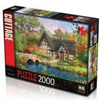 Spor35 KS Puzzle 2000 Parça The Stoney Brıdge Cottage Kır Evi Kız Erkek Çocuk Oyuncak Eğitici Oyuncaklar
