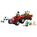 Spor35 LEGO City Römorklu Kırmızı Çiftlik Traktörü ve Koyun 60461 Kız Erkek Çocuk Oyuncak Eğitici Oyuncakla