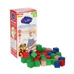 Spor35 Playwood Ahşap 100 Parça Sihirli Küpler Kız Erkek Çocuk Oyuncak Eğitici Oyuncaklar