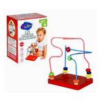 Spor35 Playwood Kutuda Ahşap Mini Boncuklu Koordinasyon Kız Erkek Çocuk Oyuncak Eğitici Oyuncaklar