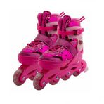 Spor35 Rising Sports Inline 4 Teker Paten Pembe Payetli Kız Erkek Çocuk Oyuncak Eğitici Oyuncaklar