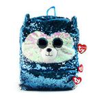 Spor35 TY Fashion Pullu Sırt Çantası Hushy Köpek Slush 27cm Kız Erkek Çocuk Oyuncak Eğitici Oyuncaklar