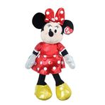 Spor35 TY Sparkle Sesli Peluş Minnie Mouse Kırmızı 36cm Kız Erkek Çocuk Oyuncak Eğitici Oyuncaklar