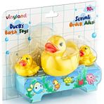 Spor35 Vinyland Vinil Ördek Ailesi Banyo Oyuncakları 661778 Kız Erkek Çocuk Oyuncak Eğitici Oyuncaklar