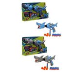 Spor35 ZAP SİLAH SÜNGER TOP ATAN SHARK 2İN 10TOP Kız Erkek Çocuk Oyuncak Eğitici Oyuncaklar