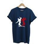 Sporcu Fitness Baskılı Gymregular Fit %100 Pamuk Bisiklet Yaka Premium Tişört - 3XL - Lacivert