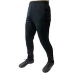 Sporio Kaleci Pantolonu -Lastikli Paça , Sünger Destekli Yanları ve Diz Sünger Korumalı - Siyah - 140 cm