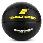 Sporsize Kauçuk Basketbol Topu Outdoor - Dış Alan (Siyah, 6 Numara)