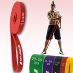 Sporsize Profesyonel Direnç Bandı Kas Geliştirme Lastiği Fitness Pilates Cross Training Bant Yoga Push Up Barfiks Bandı - Hafif (7-16KG)