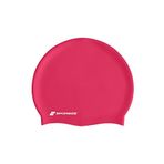 Sporsize Silicone Swimming Cap - Deniz Ve Havuz Silikon Yüzücü Bonesi (Fuşya)