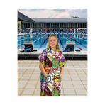 sporsuit Unisex Yüzücü Antrenman Kapüşonlu Panço Havlu, XS, LANESA, Çok Renkli, Unisex Yetişkin