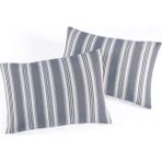 Sport Çizgili 2li Yastık Kılıfı Soft Line Antrasit - 50 x 70 cm