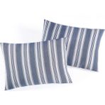 Sport Çizgili 2li Yastık Kılıfı Soft Line Lacivert - 50 x 70 cm