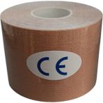 Sport Tape Kinezyo Sporcu Bandı - Ağrıı Bandı 5 Metre x 5 cm - Kinesio Bant - Kinesyo Band - Ten
