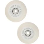 Sportaj Pu Silikon Teker Set 2 Li 64 mm Abec-7 Rulmanlı Işıklı Yedek Paten Tekerleği