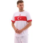 Sportech K0140 Türkiye Milli Takım Forması Tek Üst 128 cm Beyaz Renkli Kişiye Özel Yazı ve Numara Seçeneği