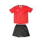 SPORTECH Kırmızı-siyah Forma Takımı (TEK KELİME ISİM VE NUMARA YAZILIR) K0146