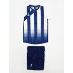 Sportech Lacivert-Beyaz Forma Takımı K0139 (TEK KELİME ISİM VE NUMARA YAZILIR) - Lacivert - Beyaz