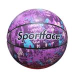 SPORTFACE SF-B67 BASKETBOL TOPU, MOR-MAVİ, 7