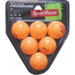 Sportface SF-P66 6'lı Masa Tenis Topu - Turuncu