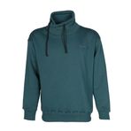SPORTFACE SF-SW01 3 İPLİK ŞAL YAKA SWEATSHİRT, NEFTİ YEŞİL, XXL
