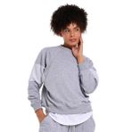 Sportive 24KK006-GRI Huesca Gri Günlük Stil Kadın Sweatshirt