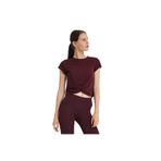 Sportive 25KK1032-BRD Bordo Marana Cropped Top Kadın Günlük Stil T-Shirt