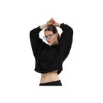 Sportive 25KK1038-SYH Siyah Fowler Kadın Günlük Stil Sweatshirt