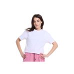 Sportive 25YK015 Ube Beyaz Günlük Stil Kadın T-shirt